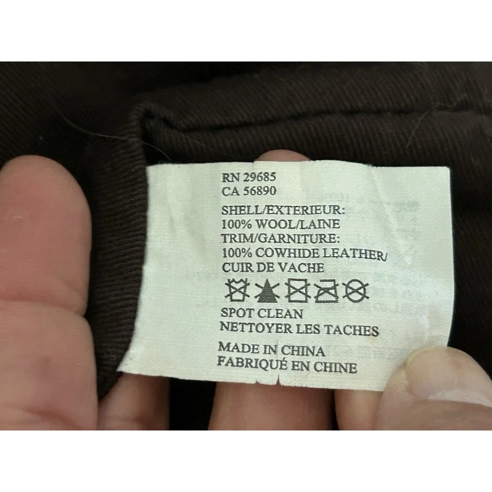 Pendleton Large Tote Bag‎ Southwest Design Wool Leather As Is Damage